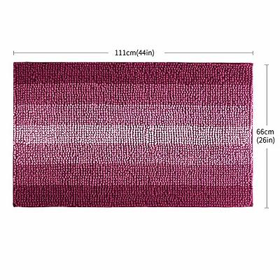 COSY HOMEER Bath Rugs Made of 100% Polyester Extra Soft and Non Slip  Bathroom Mats Specialized in Machine Washable and Water Absorbent Shower  Mat