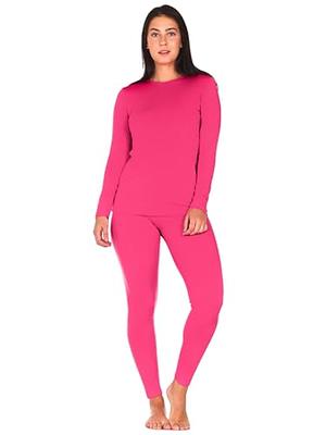  Thermajane Long Johns Thermal Underwear For Women Fleece  Lined Base Layer Pajama Set Cold Weather