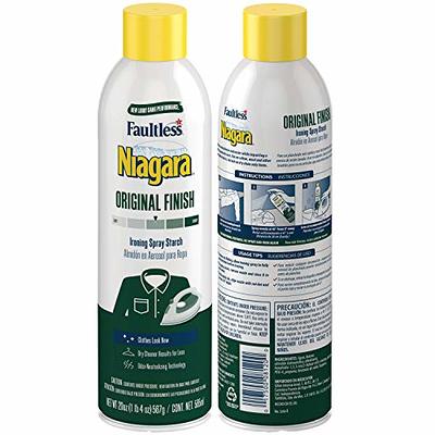 Niagara Original Spray Starch (4-pack, 20 oz) - Niagara Starch Spray Iron  Aid: Non-Flaky/Clogging  Durafresh Scent - Original Hold Iron Out Spray - Iron  Spray Pack for Clothes & Fabrics… - Yahoo Shopping