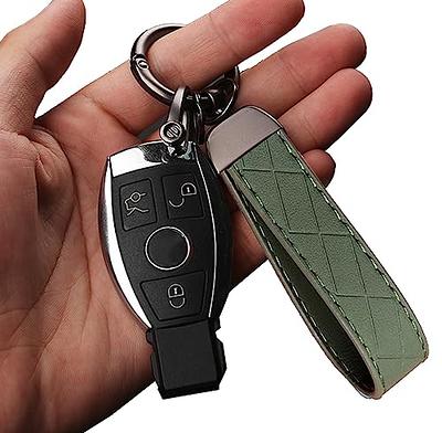 EKALA Universal Leather Car Keychain 360 Degree Rotatable with Anti-lost D- ring Key Rings Key Fob Key Chain Holder Accessories for Men and Women  (Green) - Yahoo Shopping