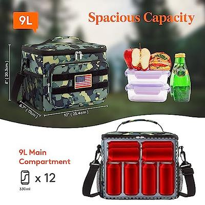  VLM Lunch Bags for Women,Leakproof Insulated Floral