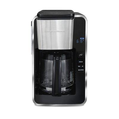 Brentwood 12-Cup Programmable Digital Coffee Maker, Black