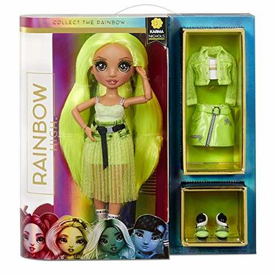 Rainbow High Karma Nichols – Neon Green Fashion Doll with 2 Doll Outfits to  Mix & Match and Doll Accessories, Great Gift for Kids 6-12 Years Old -  Yahoo Shopping