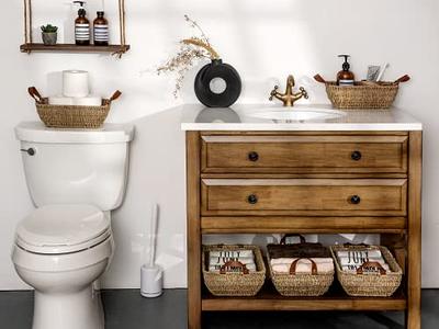 Labcosi Bathroom Baskets for Organizing, Toilet Paper Basket