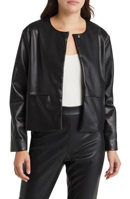 Naked Wardrobe Long Sleeve Faux Leather Bodysuit in Black at Nordstrom,  Size Small - Yahoo Shopping