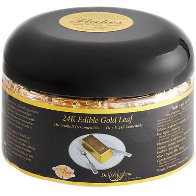 Poudre d'or 24 Carats 100% Alimentaire Comestible Lot de 100mg