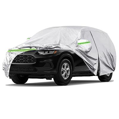 Car Cover for Tesla Model Y, Winter Snow Cover Waterproof All Weather,6  Layers Outdoor Full Car Cover, Rain, Dust,Sun and Frost Proof with Strap