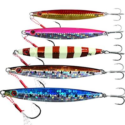 XBLACK Hard Fishing Lures Jigging Bait Sinking Metal Spoons Set