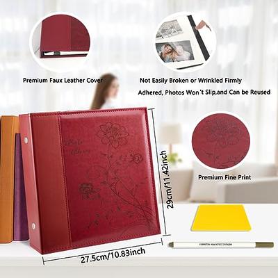 Artmag Photo Album Self Adhesive Scrapbook Album for 3x5 4x6 5x7