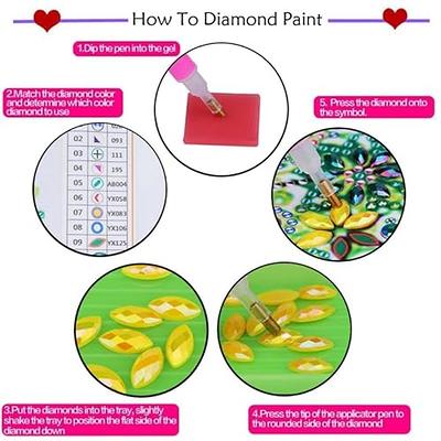 2-Pack Diamond Painting Notebook Lined, DIY Diamond Art 5D Cross Stitch  Notebook Blank Paper A5, Writing Note Book Secret Diary Book Sketchbook for