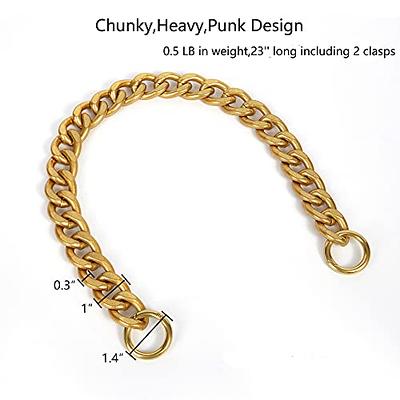 Yuronam 4 Different Sizes Flat Purse Chain Iron Bag Link Chains Shoulder  Straps Chains with Metal Buckles Hook for Replacement, DIY Handbags Crafts