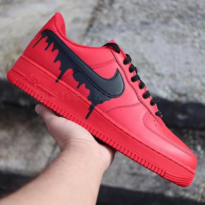 Nike Air Force 1 Low Picante Red White Shoes 