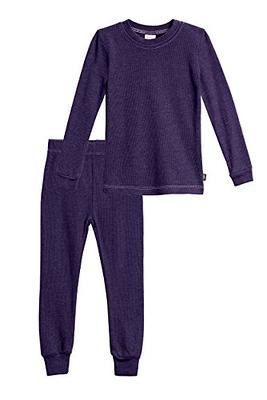 City Threads Boys Thermal Underwear Set Long John, Soft Breathable Cotton  Base Layer - Made in USA