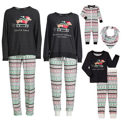 Derek Heart Baby Unisex Dachshund Holiday Matching Family Pajamas, 1-Piece,  Sizes NB-12M - Yahoo Shopping