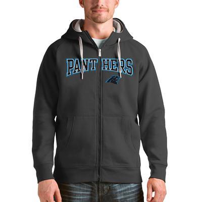 Men's Antigua Charcoal Carolina Panthers Wordmark Victory Full-Zip Hoodie -  Yahoo Shopping