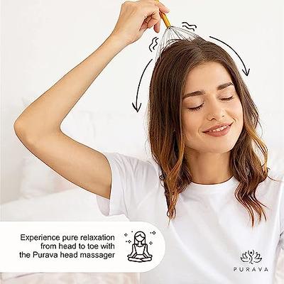 PURAVA Wooden Massage Roller - 1 Pack