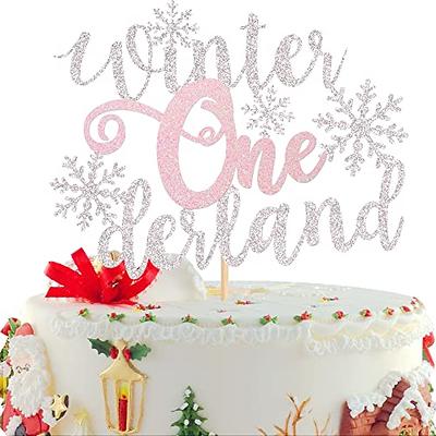 Snowflake Cake Topper  Winter Cake Topper for Christmas - Sweets