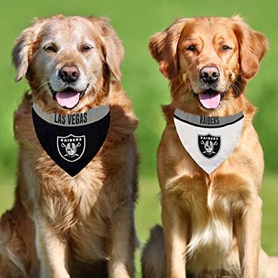 Raiders Bandana Raiders Dog Bandana Adjustable Collar 