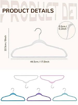 HOUSE DAY 20 Pack Plastic Hangers, White Hangers Extra Wide with 360°  Swivel Hook, Space Saving Hangers as Closet Storage and Organizer, Shirts,  Pants, Heavy Duty Hangers Enough for Coat, Suit - Yahoo Shopping