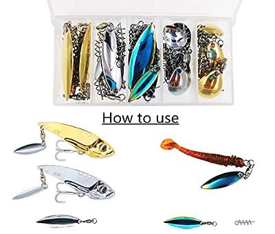 Bionic Cicada Hard Fish Lure Spinning Fishing Bait Propeller