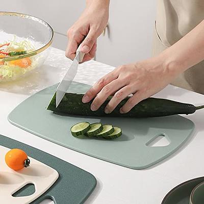 Plastic Cutting Boards for kitchen Meat Veggies Fruits Cutting