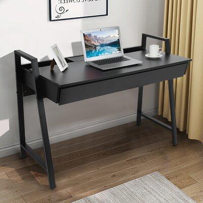 Computer Desk Laptop Writing Table Wood Workstation Home Office Furniture  black