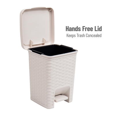 Zerodeko 3pcs plastic basket plastic bins for storage with lids Storage  small plastic storage containers with lids plastic containers with lids for