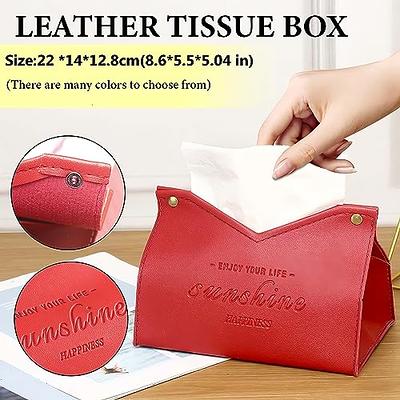 Leather Tissue Box Car Tissue Box Home Living Room Decoration