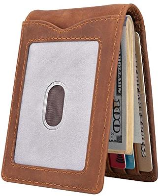 TRUSADOR Men's Treviso Bifold Leather Wallet