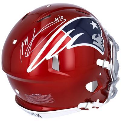 Christian Gonzalez New England Patriots Autographed Riddell Speed Authentic Helmet