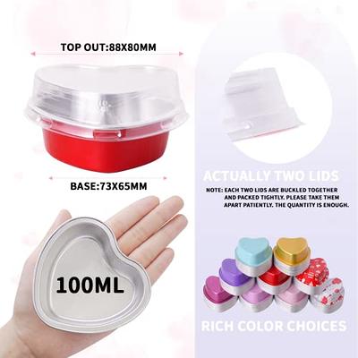 Aluminum Baking Tins  Santa Foil Pan Red Tray for Baking Cakes