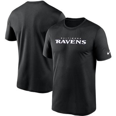 Men's Nike Black Baltimore Ravens Fan Gear Wordmark Performance Pullover  Hoodie