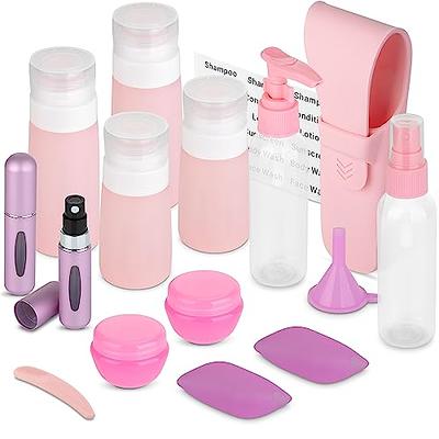 YICTEK Empty Travel Bottles Containers for Toiletries, TSA Approved Travel  Size Toiletries Bottles Kit for Liquids Shampoo Conditioner Lotion