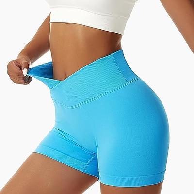 Vertvie Butt Scrunch Seamless Shorts for Women High Waisted Gym Shorts  Workout Stretch Tummy Control Booty Shorts Leggings : : Clothing