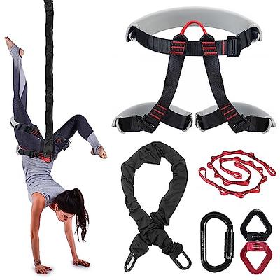 Yoga Stretching Strap, Leg Waist Back Bend Auxiliary Yoga Stretch Band,  Upgraded Version with Door Anchor 2 Resistance Rope Stretch Strap Inversion