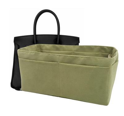 Birkin 30 Insert, Purse Organizer For Lindy 30, Garden Party Medium Bag  Handbag, Olive Faux Suede Fabric, Gift Ideas Women, Meenda - Yahoo Shopping