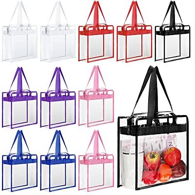 Stadium Approved Clear Plastic Tote Bags with Handles