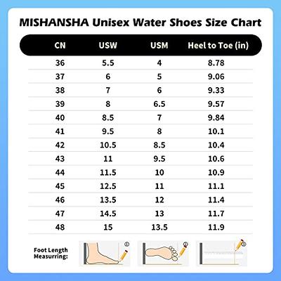 Mishansha Men Women Water Shoes Quick Drying Adult Swim Shoes