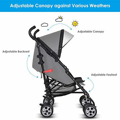 HONEY JOY Double Stroller, Compact Lightweight Stroller Side by Side,  Adjustable Canopy, Cup Holder & Storage Bag, Travel Stroller for Airplane,  Foldable Twin Umbrella Stroller for Infant and Toddler - Yahoo Shopping