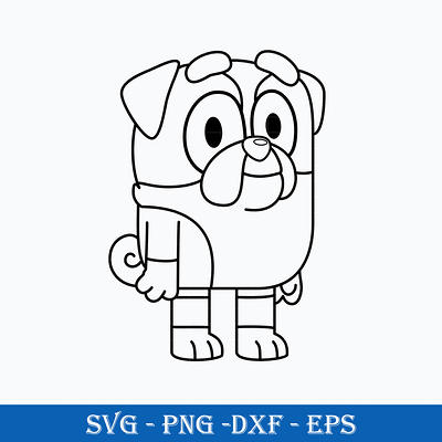 Bluey Dog Svg, Bluey Heeler Svg, Bluey Family Svg, Bluey Svg - Inspire  Uplift