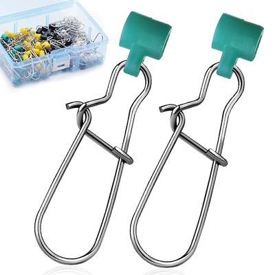 Fishing Sinker Slides High-Strength Braid Line Sinker Sliders with Duo-Lock  Snap Saltwater Heavy Duty Sinker Weights Connector for Catfish Striper