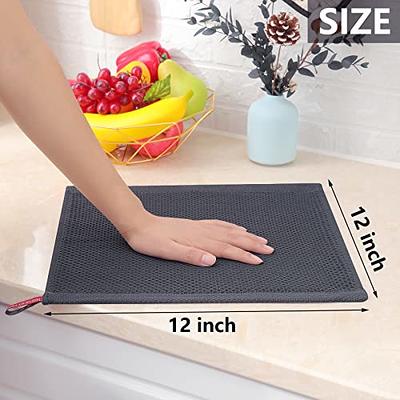 kimteny Cleaning Cloths Kitchen Towels Microfiber Washcloths Lint Free Dish  Cloth Reusable Dishtowels Household Super Absorbent Fast Drying, 10x10