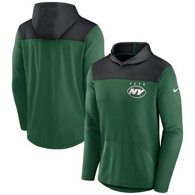 Men's Nike Black New York Jets Wordmark Performance Pullover Hoodie