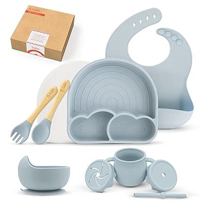 1pc Children's Fish Shaped Divided Pp Plate Suitable For Baby Feeding  Utensils