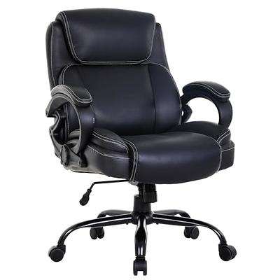 Ergonomic Swivel Executive Office Chair - High Back Leather Desk Task  Computer