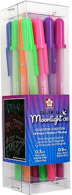 Sakura Gelly Roll Metallic Pens Cube Collection Assorted Colors Set Of 16  Pens - Office Depot