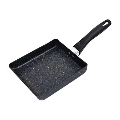 Nonstick Omelette Pan, Aluminum Portable Square Griddle Poached