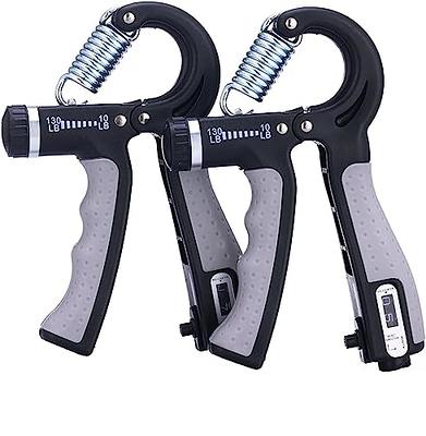 NIYIKOW 2 Pack Grip Strength Trainer, Hand Grip Strengthener, Adjustable Resistance 22-132Lbs (10-60kg), Non-Slip Gripper, Perfect for musicians