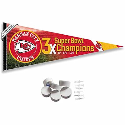 WinCraft Kansas City Chiefs Super Bowl LVII Champions 8'' x 8'' Perfect Cut  Decal