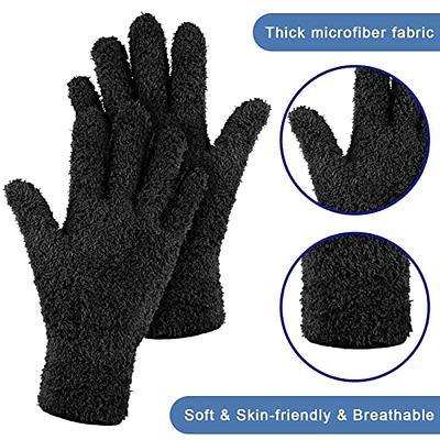 Geyoga 12 Pairs Microfiber Dusting Gloves Household Dusting Cleaning Glove  Washable Plant Dusting Gloves Mittens Gloves (Medium) - Yahoo Shopping